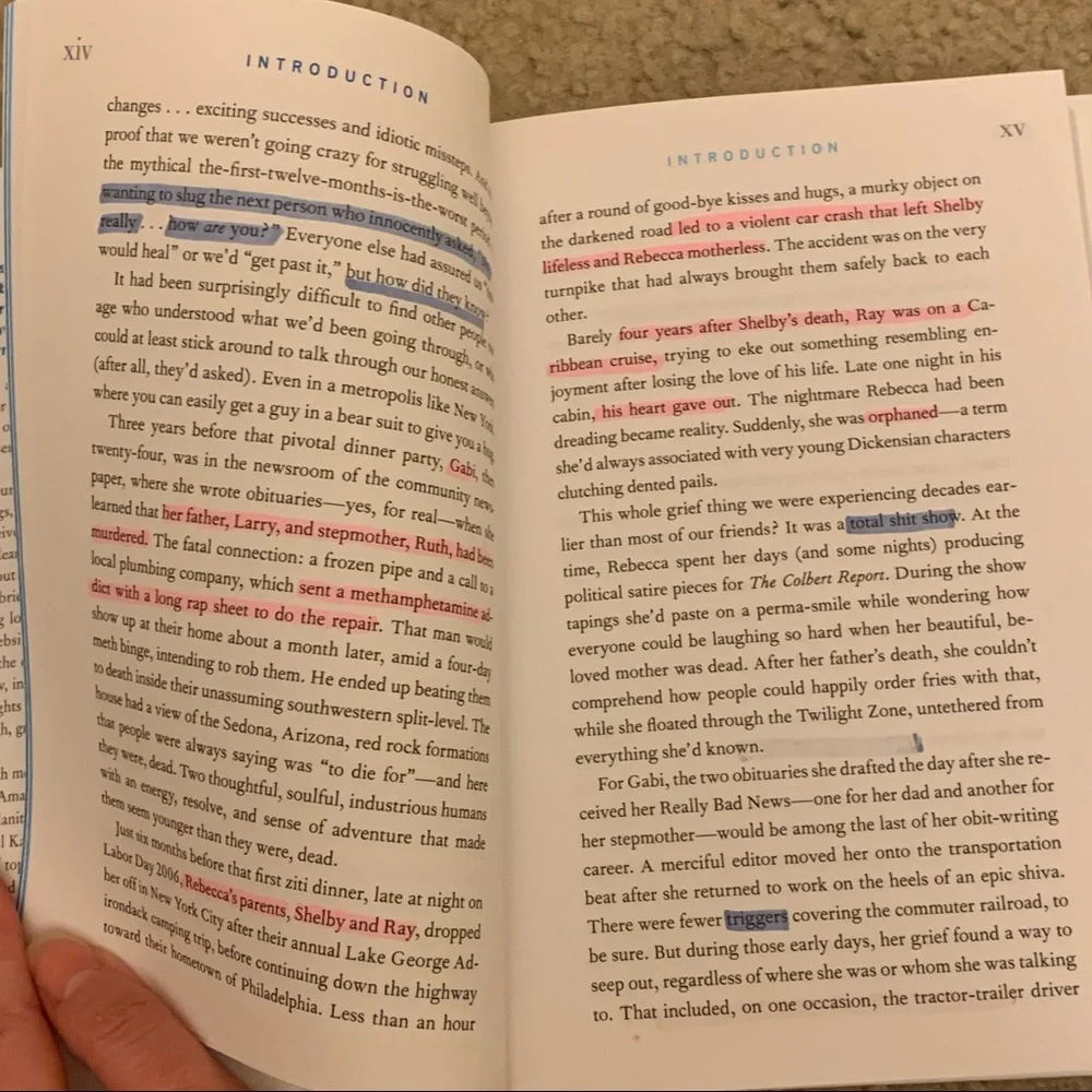 Modern Loss by Rebecca Soffer & Gabrielle Birkner Grief Death Loss Self Help
